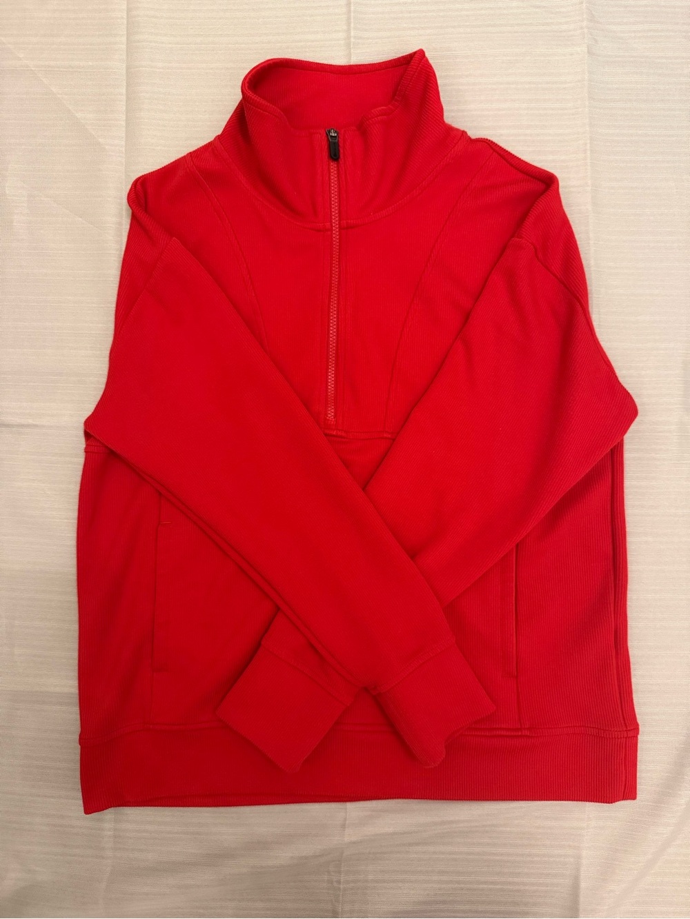 GAIAM Women’s Red Zip-Up Sweater